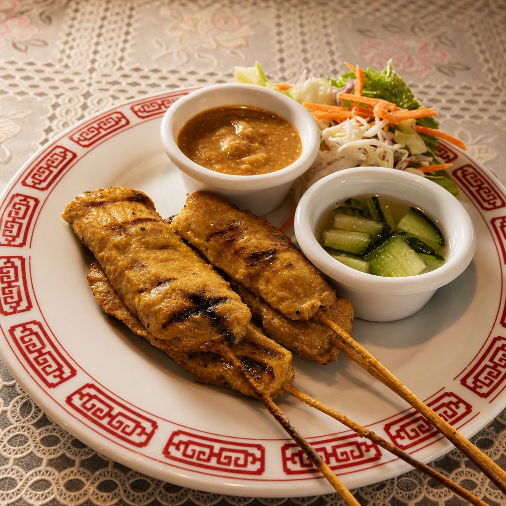 A8. Chicken Satay (4).