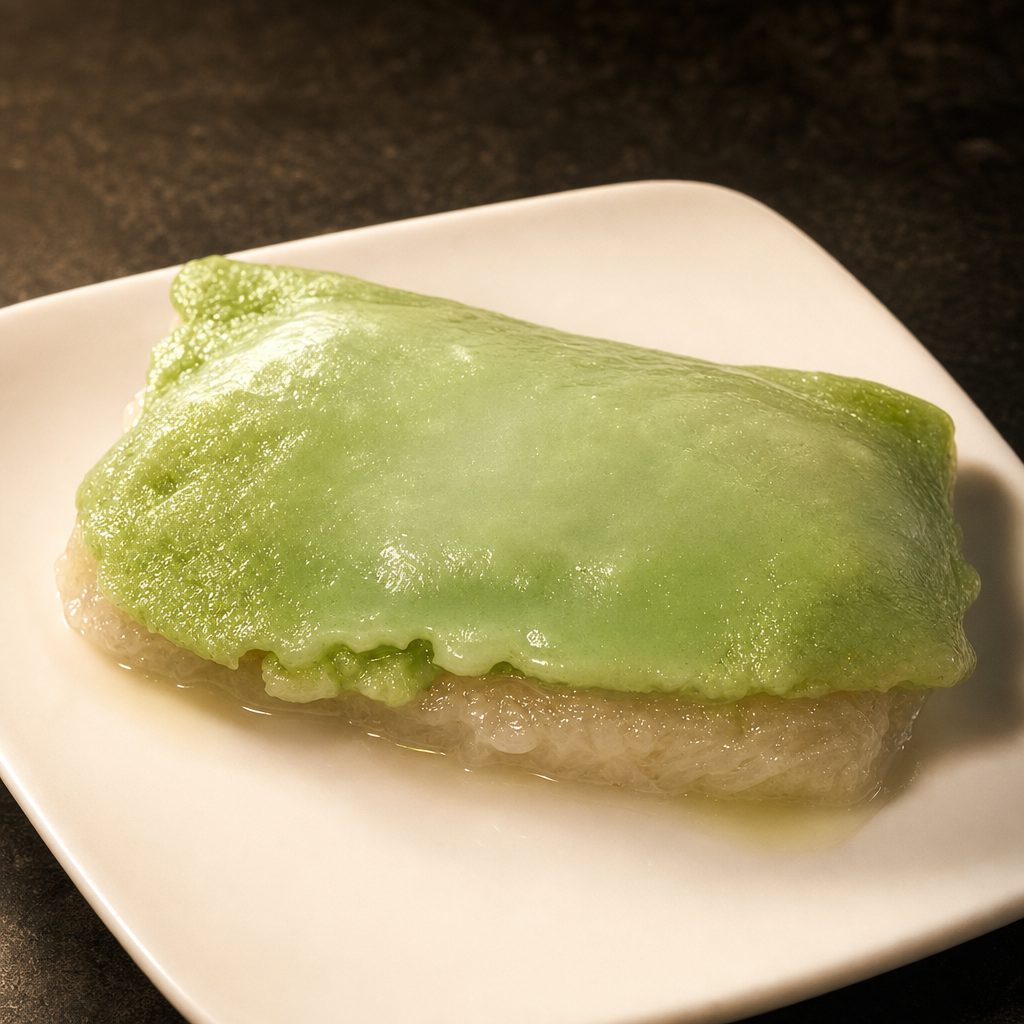 Egg Custard with Sticky Rice.