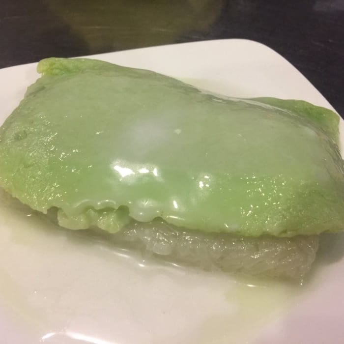 Egg Custard with Sticky Rice.